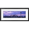 Panoramic Images - Seattle Skyline with Purple Sky and Clouds (R743537-AEAEAGOFDM)