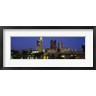 Panoramic Images - Buildings lit up at night, Columbus, Scioto River, Ohio, USA (R743679-AEAEAGOFDM)