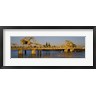 Panoramic Images - Drawbridge across a river, The Sacramento-San Joaquin River Delta, California, USA (R743705-AEAEAGOFDM)