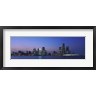 Panoramic Images - Detroit Skyline at night, Michigan (R743796-AEAEAGOFDM)