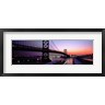 Panoramic Images - Suspension bridge across a river, Ben Franklin Bridge, Philadelphia, Pennsylvania, USA (R744241-AEAEAGOFDM)