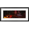 Panoramic Images - Car on a road, Radio City Music Hall, Rockefeller Center, Manhattan, New York City, New York State, USA (R744969-AEAEAGOFDM)