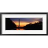 Panoramic Images - Silhouette of an obelisk at dusk, Washington Monument, Washington DC, USA (R744972-AEAEAGOFDM)