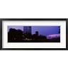 Panoramic Images - Devon Tower and Crystal Bridge Tropical Conservatory at night, Oklahoma City, Oklahoma, USA (R746737-AEAEAGOFDM)