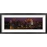 Panoramic Images - High angle view of buildings lit up at night, Pittsburgh, Pennsylvania, USA (R747013-AEAEAGOFDM)