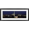 Panoramic Images - Buildings Lit Up At Night, Washington Monument, Washington DC, District Of Columbia, USA (R747122-AEAEAGOFDM)