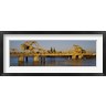 Panoramic Images - Drawbridge across a river, The Sacramento-San Joaquin River Delta, California, USA (R747494-AEAEAGOFDM)