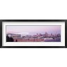 Panoramic Images - USA, Colorado, Denver, Invesco Stadium, Skyline at dusk (R748019-AEAEAGOFDM)