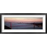 Panoramic Images - Suspension bridge at dusk, Golden Gate Bridge, San Francisco Bay, San Francisco, California, USA (R749445-AEAEAGOFDM)