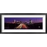 Panoramic Images - Light streaks of vehicles on highway at dusk, Philadelphia, Pennsylvania, USA (R750497-AEAEAGOFDM)