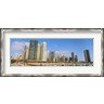 Panoramic Images - Columbia Yacht Club with buildings in the background, Lake Point Tower, Chicago, Cook County, Illinois, USA (R750571-AEAEAGKFGE)