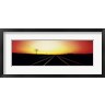 Panoramic Images - Santa Fe Railroad Tracks, Daggett, California, USA (R751205-AEAEAGOFDM)