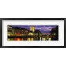 Panoramic Images - Reflection of night lights in River Limmat Zurich Switzerland (R752448-AEAEAGOFDM)