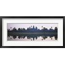 Panoramic Images - Reflection of temples and palm trees in a lake, Angkor Wat, Cambodia (R754652-AEAEAGOFDM)