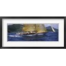 Panoramic Images - Yacht racing in the sea, Antigua, Antigua and Barbuda (R755378-AEAEAGOFDM)