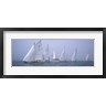 Panoramic Images - Yachts racing in the ocean, Annual Museum Of Yachting Classic Yacht Regatta, Newport, Newport County, Rhode Island, USA (R755383-AEAEAGOFDM)