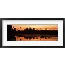 Panoramic Images - Silhouette of a temple, Angkor Wat, Angkor, Cambodia (R755657-AEAEAGOFDM)