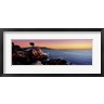 Panoramic Images - Silhouette of Lone Cypress Tree at a coast, 17-Mile Drive, Carmel, Monterey County, California, USA (R756709-AEAEAGOFDM)