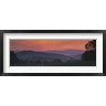 Panoramic Images - Fog over hills, Caledonia County, Vermont, New England, USA (R759138-AEAEAGOFDM)