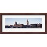 Panoramic Images - Bridge across a river, Big Ben, Houses of Parliament, Thames River, Westminster Bridge, London, England (R762506-AEAEAGLFGM)