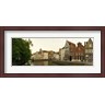 Panoramic Images - Buildings along a canal, Bruges, West Flanders, Belgium (R763011-AEAEAGLFGM)