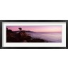 Panoramic Images - Silhouette of a cypress tree at coast, The Lone Cypress, 17 mile Drive, Carmel, California, USA (R763215-AEAEAGOFDM)