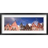 Panoramic Images - Low angle view of colorful buildings, Main Square, Bruges, West Flanders, Flemish Region, Belgium (R763303-AEAEAGOFDM)