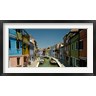 Panoramic Images - Boats in a canal, Grand Canal, Burano, Venice, Italy (R763915-AEAEAGOFDM)