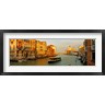 Panoramic Images - Vaporetto water taxi in a canal, Grand Canal, Venice, Veneto, Italy (R763965-AEAEAGOFDM)
