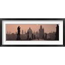 Panoramic Images - Charles Bridge at dusk with the Church of St. Francis in the background, Old Town Bridge Tower, Prague, Czech Republic (R764197-AEAEAGOFDM)