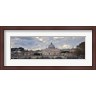 Panoramic Images - Arch bridge across Tiber River with St. Peter's Basilica in the background, Rome, Lazio, Italy (R764974-AEAEAGLFGM)