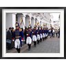 Panoramic Images - Soldiers parade during changing of the guard ceremony, Plaza de La Independencia, Quito, Ecuador (R768177-AEAEAGOFDM)
