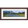 Panoramic Images - Lake with mountains in the background, US Glacier National Park, Montana, USA (R776717-AEAEAGLFGM)