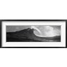 Panoramic Images - Waves in the sea, Maui, Hawaii (black and white) (R778703-AEAEAGOFDM)