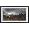 Panoramic Images - Basilica in the town square at sunset, St. Peter's Basilica, St. Peter's Square, Vatican City (R781223-AEAEAGOFDM)