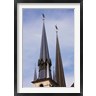 Panoramic Images - Low angle view of spires of the Notre Dame Cathedral, Luxembourg City, Luxembourg (R781624-AEAEAGOFDM)