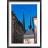 Panoramic Images - Church in the city, Notre Dame Cathedral, Luxembourg City, Luxembourg (R781628-AEAEAGOFDM)
