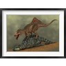 Alvaro Rozalen/Stocktrek Images - A Concavenator kills a young iguanodon dinosaur (R788282-AEAEAGOFDM)
