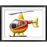 Inkworm/Stocktrek Images - Cartoon illustration of a Robinson R44 Raven helicopter (R790286-AEAEAGOFDM)