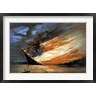 John Parrot/Stocktrek Images - Vintage Civil War painting Warship Burning (R801943-AEAEAGOFDM)