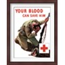 John Parrot/Stocktrek Images - Vintage Red Cross - Your Blood Can Save Him (R802000-AEAEAGLFGM)