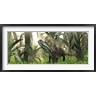 Walter Myers/Stocktrek Images - An archosaur wanders amidst cycads and ferns in a prehistoric swamp (R802846-AEAEAGOFDM)