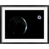 Walter Myers/Stocktrek Images - Illustration of the City Lights on a Dark Earth During a Solar Eclipse (R803366-AEAEAGOFDM)