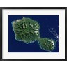 Stocktrek Images - Satellite View of Tahiti (R804231-AEAEAGOFDM)