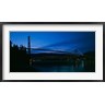 Paul Souders / Danita Delimont - Lions Gate bridge at night, Burrard Inlet, Vancouver, British Columbia (R805214-AEAEAGOFDM)