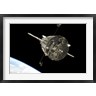 Stocktrek Images - The Hubble Space Telescope in Orbit above Earth (R807738-AEAEAGOFDM)