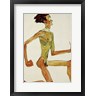 Egon Schiele - Kneeling Male Nude in Profile Facing Right, 1910 (R822817-AEAEAGOFDM)