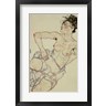 Egon Schiele - Kneeling Female Semi-Nude, 1917 (R822823-AEAEAGOFDM)