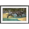 Kostyantyn Ivanyshen/Stocktrek Images - Large Brachiosaurus Drinking Water (R823583-AEAEAGOFDM)