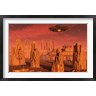 Mark Stevenson/Stocktrek Images - Aliens Leaving Mars (R824317-AEAEAGOFDM)